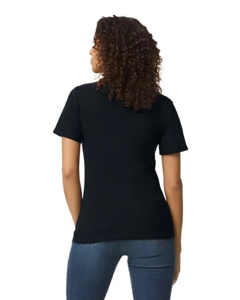  SOFTSTYLE LADIES' DOUBLE PIQUÉ POLO - Gildan Black