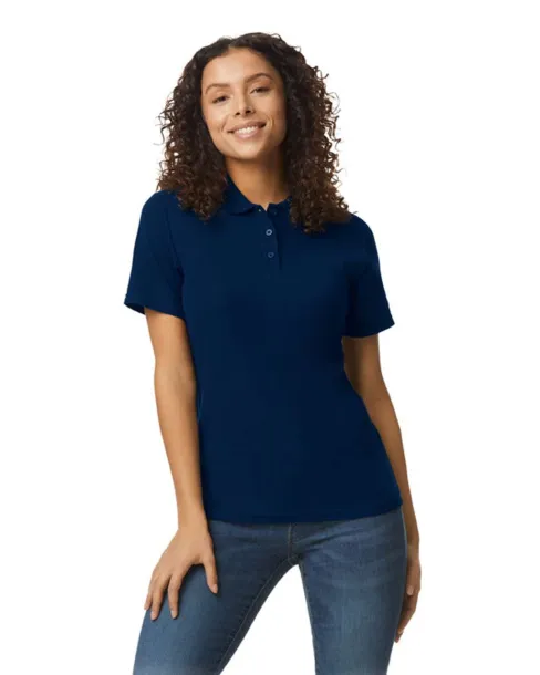  SOFTSTYLE LADIES' DOUBLE PIQUÉ POLO - Gildan Navy