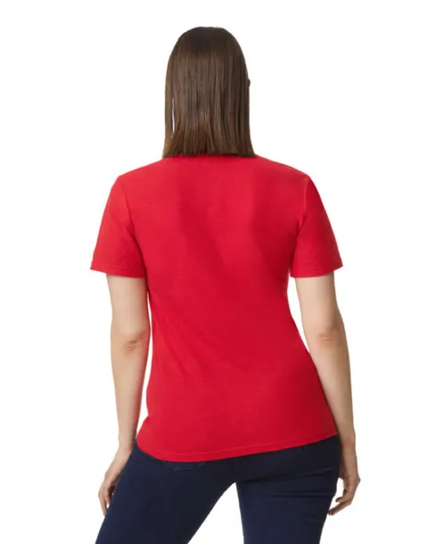  SOFTSTYLE LADIES' DOUBLE PIQUÉ POLO - Gildan Red