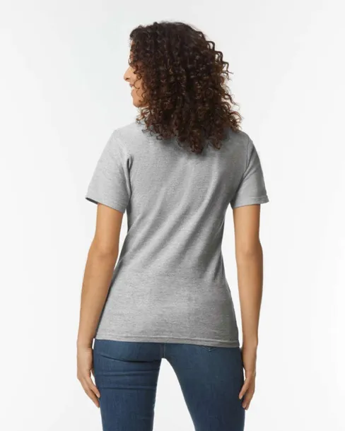  SOFTSTYLE LADIES' DOUBLE PIQUÉ POLO - Gildan Sport Grey