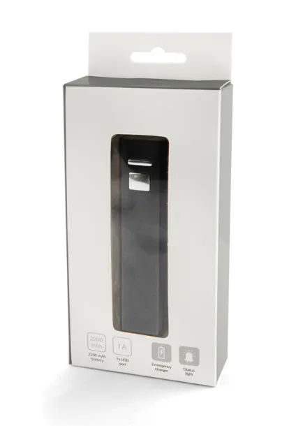 TALL Power bank  2200 mAh Black
