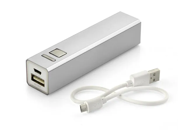 TALL Power bank  2200 mAh Silver