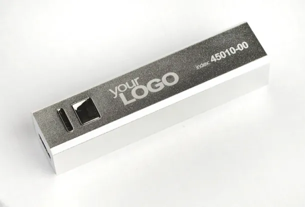 TALL Power bank  2200 mAh Silver