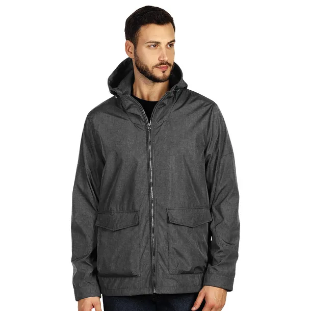 PACIFIC Softshell hooded jacket Ash gray