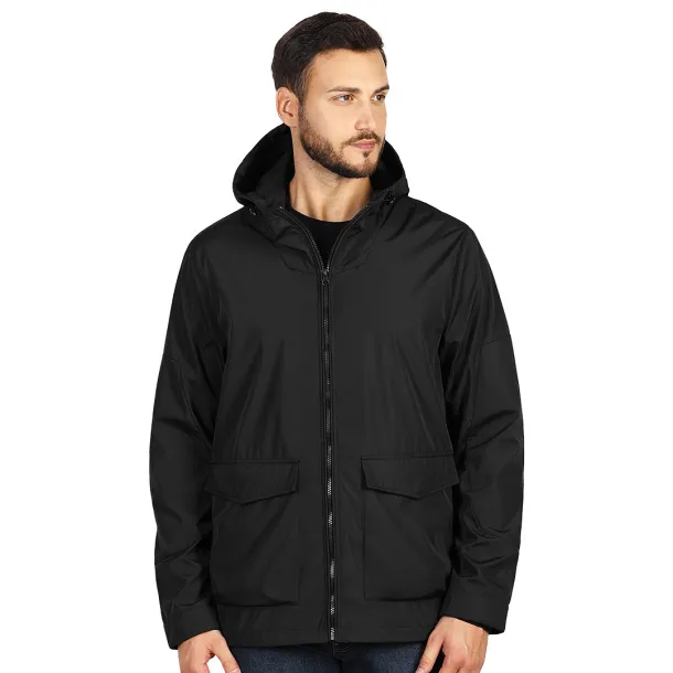 PACIFIC Softshell hooded jacket Black