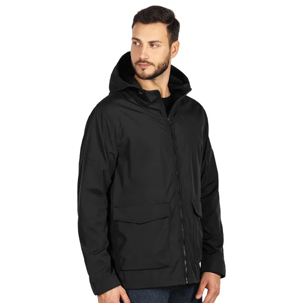 PACIFIC Softshell hooded jacket Black