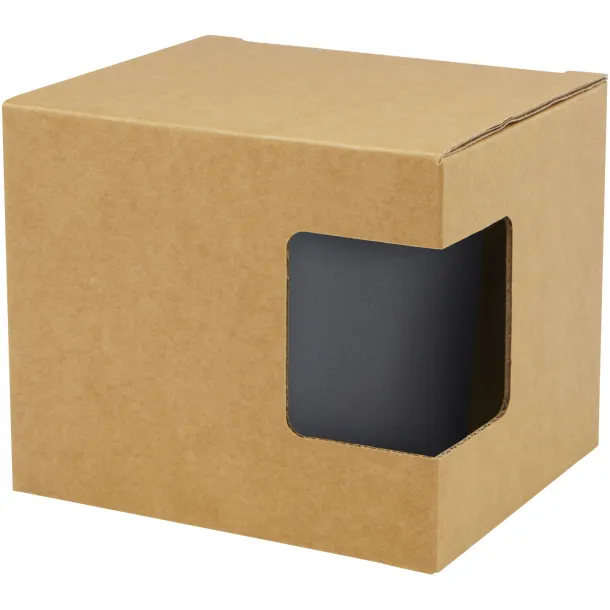 Cali Keramička matt šalica, 370 ml Crna Siva