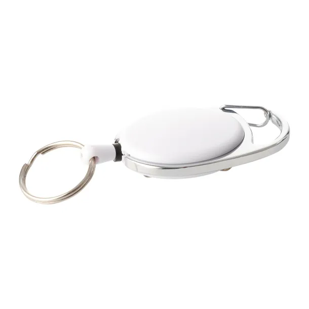 SKIKEEP ski-pass with carabiner White