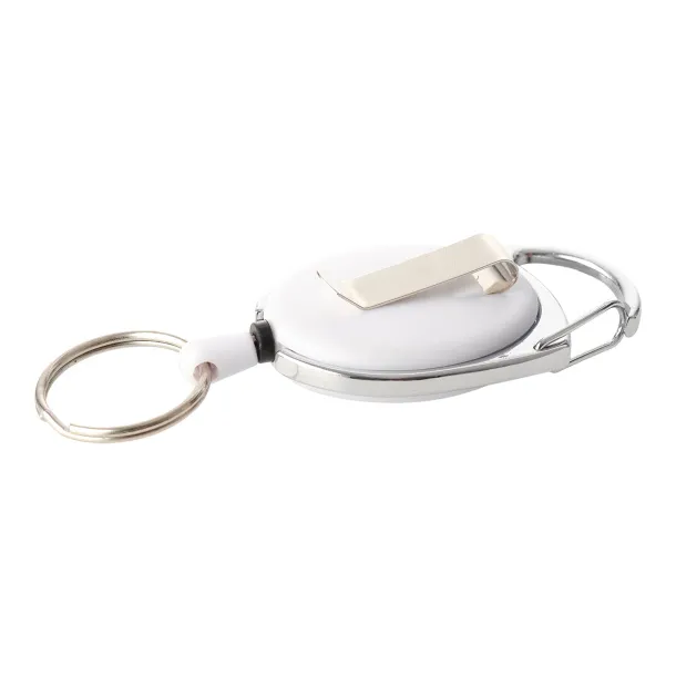 SKIKEEP ski-pass with carabiner White