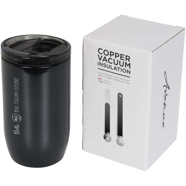 Lagom 380 ml copper vacuum insulated tumbler - Avenue Crna