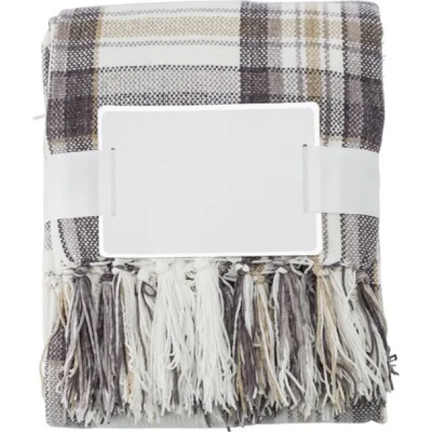  Checked blanket light brown