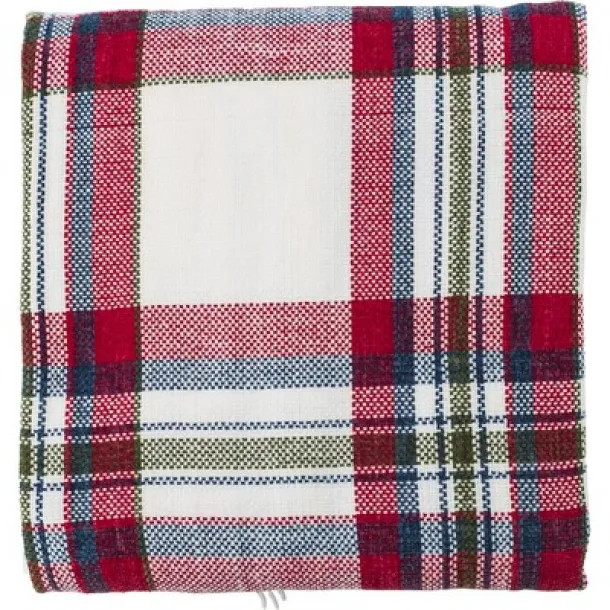  Checked blanket red