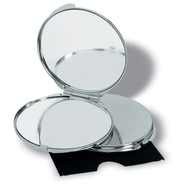 GUAPAS Make-up mirror shiny silver