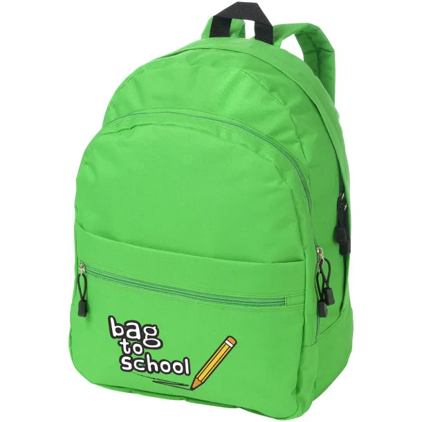 Trend 4-compartment backpack Transparent green