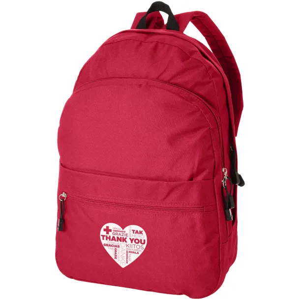 Trend 4-compartment backpack Red