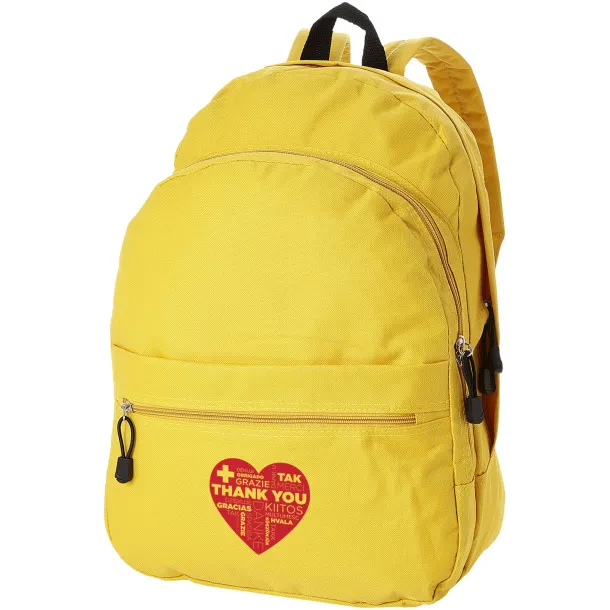 Trend 4-compartment backpack - Unbranded Yellow