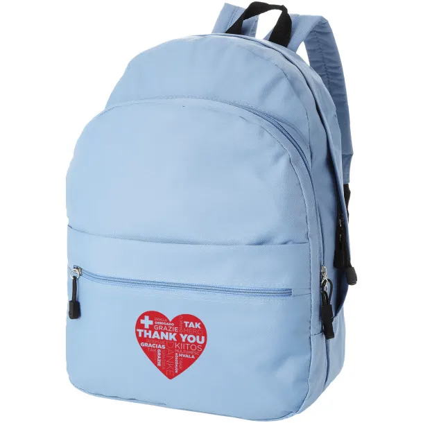Trend 4-compartment backpack - Bullet Light blue