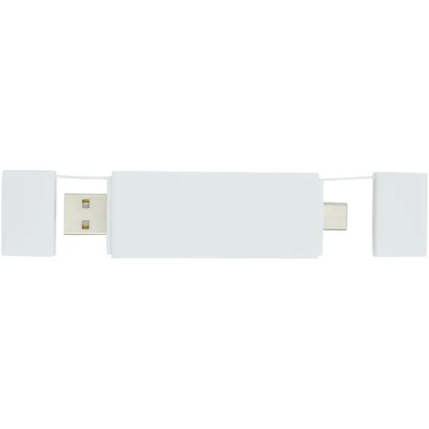 Mulan dual USB 2.0 hub - Unbranded White