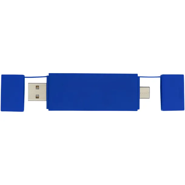 Mulan dual USB 2.0 hub Royal blue