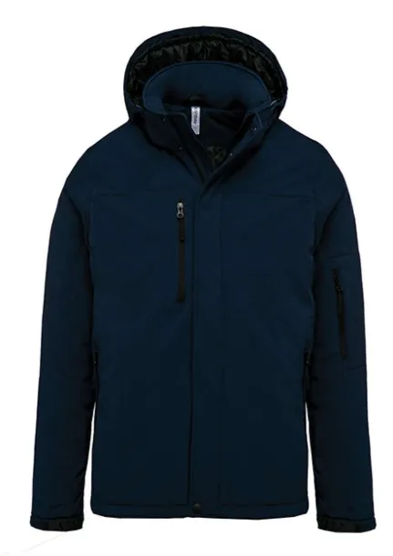  MEN'S HOODED SOFTSHELL LINED PARKA - Kariban Navy