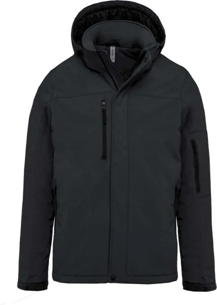  MEN'S HOODED SOFTSHELL LINED PARKA - Kariban Titanium