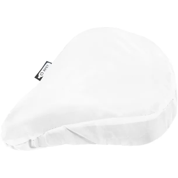 Jesse recycled PET waterproof bicycle saddle cover - Unbranded White