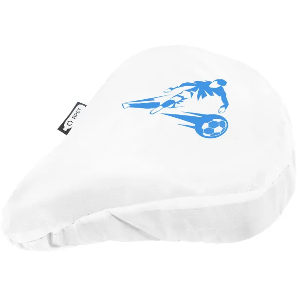 Jesse recycled PET waterproof bicycle saddle cover - Unbranded White