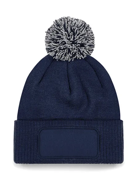  Snowstar Printers Beanie - Beechfield French Navy Light Grey