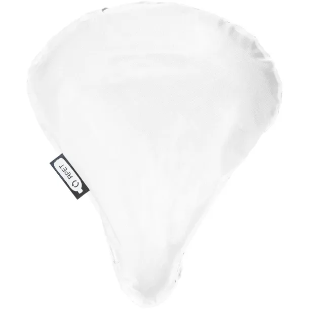 Jesse recycled PET waterproof bicycle saddle cover - Unbranded White