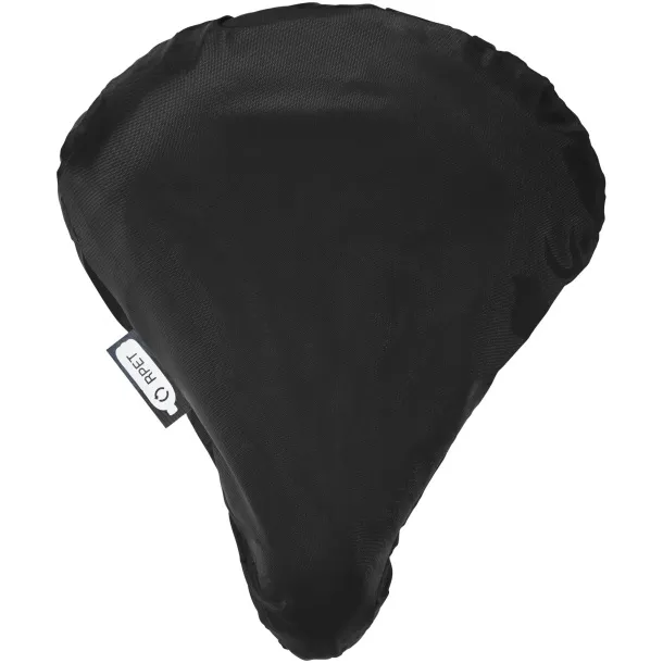 Jesse recycled PET waterproof bicycle saddle cover Solid black