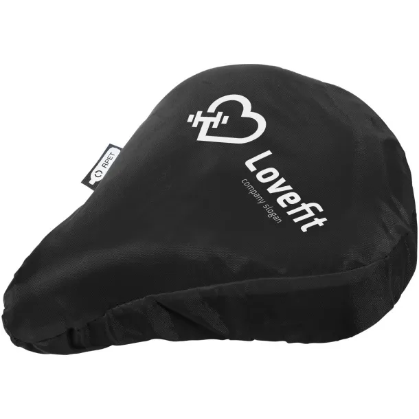 Jesse recycled PET waterproof bicycle saddle cover Solid black