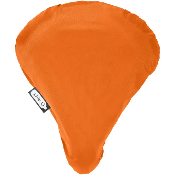 Jesse recycled PET waterproof bicycle saddle cover Orange