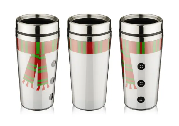 SNOWMAN Travel mug  450 ml colourful