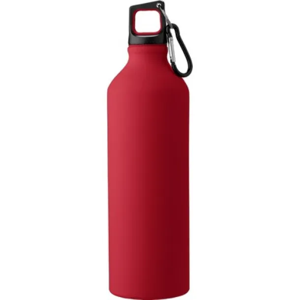  Sportska boca s karabinerom, 800 ml red