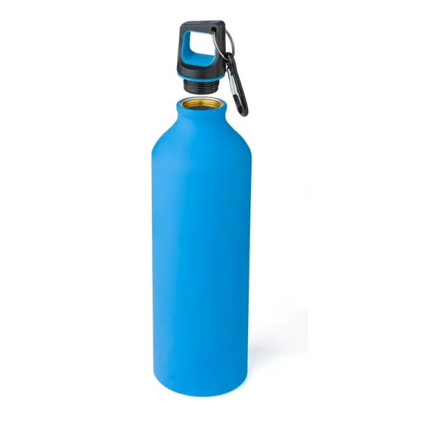  Sports bottle 800 ml with carabiner clip blue