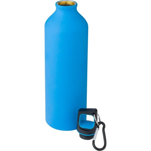  Sports bottle 800 ml with carabiner clip blue