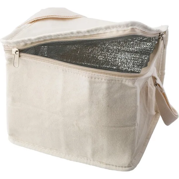  Cotton jute cooler bag khaki