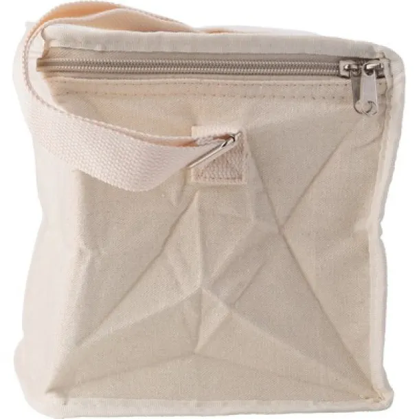  Cotton jute cooler bag khaki