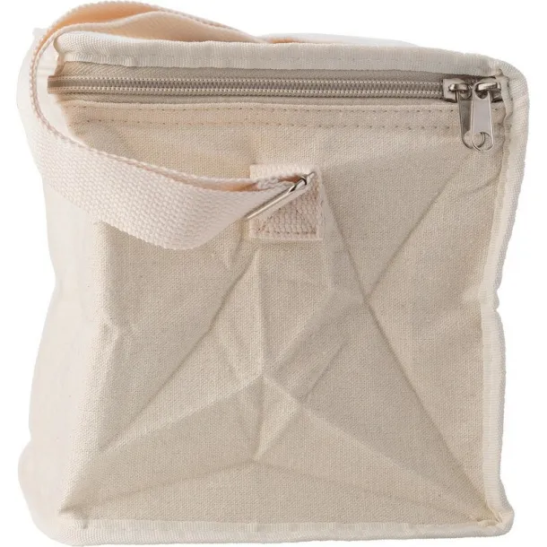  Cotton jute cooler bag khaki