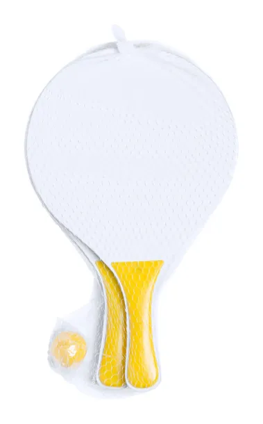 Kongal beach tennis Yellow White