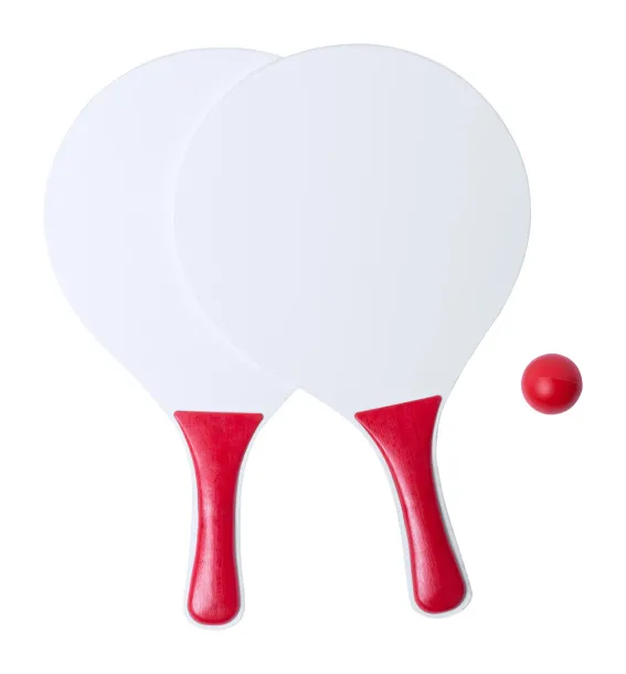 Kongal beach tennis Red White