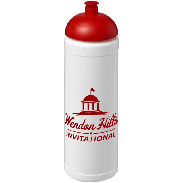 Baseline® Plus 750 ml dome lid sport bottle White Red
