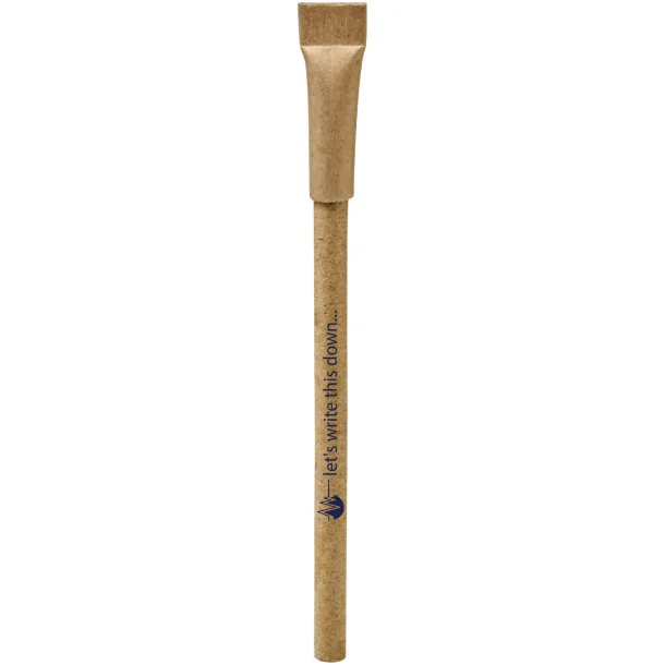 Asilah recycled paper ballpoint pen - Unbranded Natural