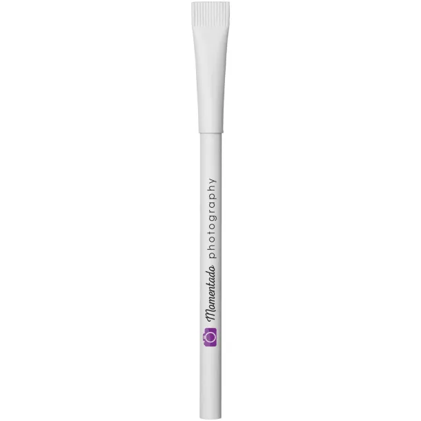 Asilah recycled paper ballpoint pen - Unbranded White