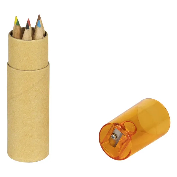 CREATE colored pencils with sharpener Orange