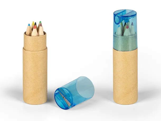 CREATE colored pencils with sharpener Blue