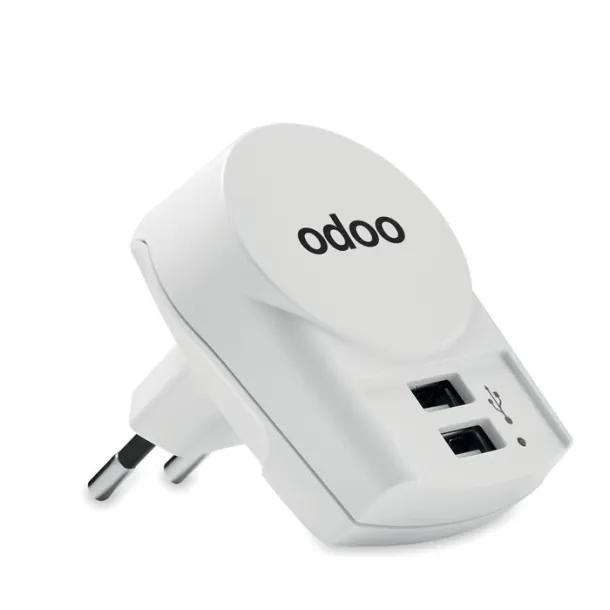 EURO USB CHARGER 2XA Skross Euro USB punjač (2xA) Bijela