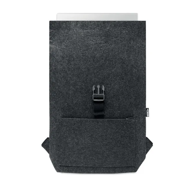 INDICO PACK RPET felt backpack stone grey