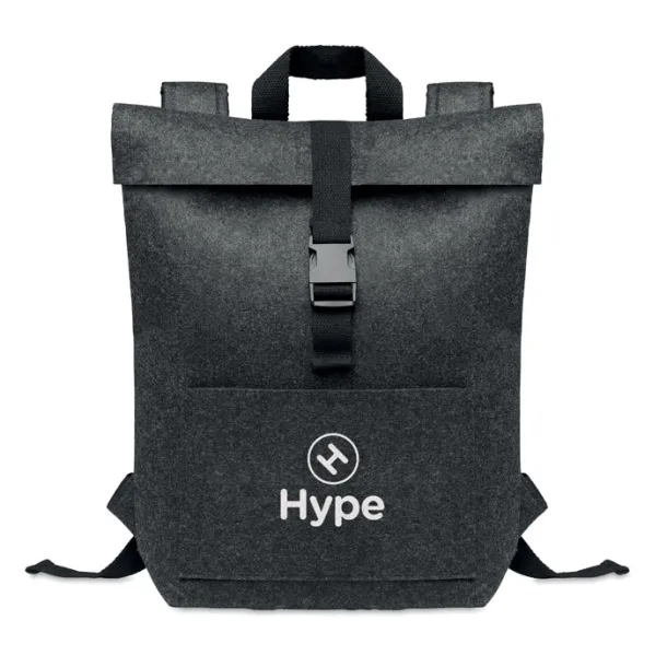 INDICO PACK RPET felt backpack stone grey