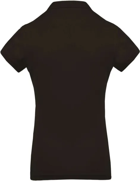  LADIES’ SHORT-SLEEVED PIQUÉ POLO SHIRT - Kariban Tamno siva